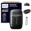 Philips Shaver Serie 700 - rasoio elettrico compatto, sistema Lift & Cut, lame Dual SteelPrecision, testine 4D Flex, rasatura Wet & Dry, rifinitore naso, custodia da viaggio, modello S792/06
