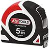 KS TOOLS, 302.0133, Metro a nastro bimateriale ULTIMATE 5x25mm Kstools, Nastro in acciaio bianco con trattamento nylon antiusura, classe II
