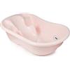 BABYLON Liner Vaschetta Bagnetto anatomica+termometro, sedile, 0-18M, Rosa