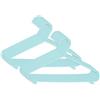 BIECO appendini bieco Bebé Bambino Hanger appendiabiti grucce di plastica per bambini per la conservazione guardaroba lunghezza armadietto 29,5 centimetri, 16 pezzi, turchese, stretta, ARTN 90.016.153