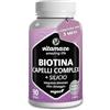 Vitamaze - amazing life Biotina Capelli + Vitamine per Capelli con Silicio, Selenio e Zinco, Acido Ialuronico, Piperina, Vitamina B2, 90 Capsule, Integratore Capelli, Qualitá Tedesca. Vitamaze®