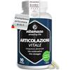 Vitamaze - amazing life Integratore Articolazioni con Glucosamina Condroitina MSM + Acido Ialuronico Alto Dosaggio, Glucosamina Complex di 90 Capsule, Naturale senza Additivi, Qualità Tedesca. Vitamaze®