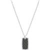 Joop! Collana da Uomo in Acciaio Inossidabile con Ciondolo, 50+2 cm, Argento, in confezione regalo, 2036806