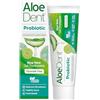 Aloe Dent AloeDent Probiotic, senza fluoro, equilibrio del microbioma orale, probiotico naturale con aloe vera, alito fresco, senza alcol, senza SLS, vegan, 75 ml
