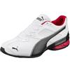 PUMA Men Tazon 6 FM Road Running Shoes, Puma White-Puma Black-Puma Silver, 42 EU