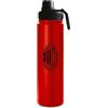 Milan A.C. Milan Borraccia Calcio - 650 ML - Borraccia Termica in Acciaio Inox Interno Esterno - Mantenimento Temperatura fino a 24h - Scuola, Tempo Libero, Rosso