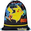 Pokémon Seven Pokémon Zaino Sacca, Nera, Sacca Sport e Tempo Libero, Scuola Elementare, Bambino zainetto