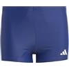 adidas garçon Colorblock 3-Stripes Swim Boxers, Dark Blue, 5-6 Years