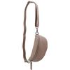 SH Leder ® AVA G292 - Marsupio in vera pelle, unisex, per festival, viaggi, 23 x 12 cm, beige, 23 x 12,50 x 7 cm