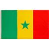 PHENO FLAGS Bandiera Senegal 90x150cm - senegalese - resistente alle intemperie con occhielli in ottone - 100% poliestere - cuciture doppie robuste e colori vivaci - per gli amanti delle bandiere