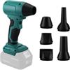 Strixorn Mini Soffiatore Compatibile Con Makita 18v, 130000rpm Soffiatoren a Batteria Senza Spazzole, Regolazione Continua Della Velocità, Soffiante Turbo Per Foglie, Pulizia, Auto (Batteria Non Inclusa)