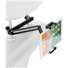 Cozary Porta Tablet da Auto Poggiatesta Supporto per Tablet per Auto Pieghevole 360° Rotazione per Schermo da 6 a 12 Pollici Con braccio di estensione