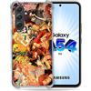 Cokitec Cover rinforzata in vetro temperato per Samsung Galaxy A54 5G Manga One Piece Nakama