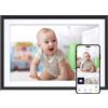 Dragon Touch Cornice digitale WiFi da 10,1 pollici, touch screen HD IPS, rotazione automatica, condivisione istantanea di foto/video, memoria da 16 GB famiglia e amici