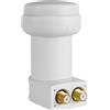 Megasat HD-Profi Twin LNB - LNB universale per 2 utenti - Bianco