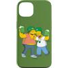 The Simpsons Custodia per iPhone 13 The Simpsons Homer and Barney Cheers to St. Patrick's Day