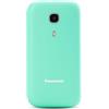 Panasonic KX-TU400EXC Telefono Cellulare ad Utilizzo Facilitato, Ideale per Anziani, Pulsanti Grandi Retroilluminati, Ampio Display, Tasto per Chiamata Prioritaria con Vivavoce, Azzurro