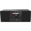 TELESTAR TOP 300 - Radio DAB+/Internet con lettore CD (stereo, 2 × 15 W, servizi di streaming, Bluetooth Audio-Streaming & funzione di invio, registrazione USB, sistema di emergenza) - Nero