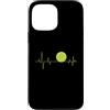 tennis ball sport net tennis racket cour Palla da tennis ECG battito cardiaco Custodia per iPhone 13 Pro Max