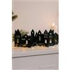 khevga Decorazione natalizia da tavolo, decorazione per finestra, pieghevole, 60 x 16 cm