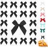 svpfuo 60 piccoli fiocchi fai da te, adatti per matrimoni, fai da te | Fiocco decorativo fatto a mano, autoadesivo, adatto per compleanni, confezioni regalo