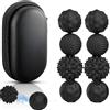 JoyJoyful 8 Pezzi Fidget Toys Stress Balls, Magnetic Balls Palla per Massaggio Alle Mani Sfere,Decompression Magnetiche Sfera per Massaggio a Punta Delle Dita Alleviare Lo Stress (Nero)