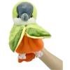RLOMUTE Pappagallo Marionetta da Mano Peluche Carino Divertente Coccolone Animale Giocattolo per Gioco di Ruolo Prescolare Regali di Compleanno Bambini Ragazze Giochi Interattivi arancione