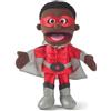 Silly Puppets Supereroe da 35,6 cm, ragazzo nero, marionetta a mano