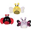 Fringe Studio Plush Dog Toy, 3 Pieces Set, WE'RE SUPER FLY, Pet Shop Collection (662168)
