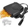 Showvigor Riscaldatore per Auto Portatile 12V, 2 in 1 Tipo Stufetta per Auto, Sbrinatore Parabrezza Auto, Plug in Accendisigari Riscaldatore Auto
