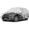 Kayme Telo Copriauto da Esterno, Compatibile con BMW X1 (2009-2025), Copertura a 6 Starti per Impermeabile Anti UV Anti Vento Antipolvere, Telo Copri con Cerniera e in Cotone.