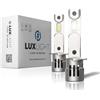 LUXLIGHT Classic Look Lampadina LED 100% ADATTABILE H1 28000LM 55W 12V 3300K Come Alogena 2PZ Kit Lampada Sostituzione PLUG AND PLAY Alogena, Fari Abbaglianti e Anabbaglianti per Auto