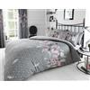 GC GAVENO CAVAILIA Gaveno Cavailia-Lussuoso Set di Biancheria Copripiumino e federe, in Poliestere-Cotone, per Letto Matrimoniale, Colore Lino 50Percent, Piume Grigie, Doppio