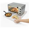 Avilia Scaffale Cucina Salvaspazio Estensibile 39-62 cm in Metallo - Alzatina Cucina Top con Ripiano Estraibile per Forno, Tostapane e Microonde - Organizzatore Cucina con Ganci e Antiscivolo