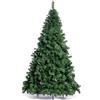 BAKAJI Albero di Natale Super Folto Pino Verde con Base a Croce in Metallo Pieghevole di Altissima Qualità, 2049 Rami Punte, Montaggio Facile con Rami a Innesto (Verde Gran Sasso, 240 cm)