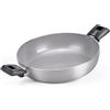Moneta Innova Tegame 28cm, rivestimento naturale FineGres (NO PFAS), anche per induzione, 100% Made in Italy