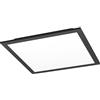 Eglo Pannello LED Smart-Home connect.z Moradillo-Z 30x30 cm ZigBee, Matter, controllo app e vocale Alexa, bianco caldo-freddo, RGB, dimmerabile, lampada da soffitto nera