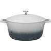Master Class MasterClass Casseruola con coperchio, grande 5L/28 cm, leggera in alluminio fuso, sicura per forno e piano cottura a induzione, grigio Ombre