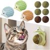 Petinstinct Giochi Catnip Gatto, 6 Palline Ricarica e 3 Gusci Massaggio | Giochi Gatto Interattivi 2 in 1, Snack con Silvervine e Frutto Gall, Design Auto-Pulizia, Giochi Masticabili Sani per Gattini