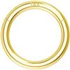 OUFER Orecchino a cerchio per labbro, naso, helix, trago, setto nasale, in oro massiccio 16 G, 14 K, 16G, Acciaio inossidabile, titanio