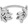 Purelei® Foglia anello - Fidget - Anello da donna in acciaio inox durevole - Anelli impermeabili - Disponibile in misure regolabili da 50 a 60 - Gioiello da donna - Design a foglia