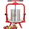 Home>it HOME It® Torchietto per frutta 14L in acciaio inox - Pressa manuale con contenitore alimentare e manico ribaltabile - Facile da pulire - Per mele, pere, bacche, rabarbaro