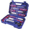 WORKPRO Set Scalpelli per Legno Professionale da 10 Pezzi, con Custodia, 6 Scalpelli (6/13/19/25/32/38 mm) in Acciaio Cr-V, Pietra per Affilare, 2 Matite, Sgorbie per Lavori in Legno