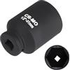 MIGUBIGU 1/2 Chiave Bussola 41mm a 6 Punto, Set di Bussole a Impatto, Bussola Poligonali a 6 Punto, Set di Dadi Multidenti in Acciaio Cromo Vanadio