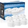 LUOJINYI 6 cartucce filtro per brocca compatibili con Brita Maxtra+ acqua riducono limescale, cloro e impurità per acqua potabile pulita