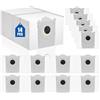10 Sacchetti Per Aspirapolvere MisterVac Compatibili Con Comfee CVCB700BM - 5 Strati, Con 2 Filtri, Senza Plastica