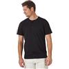 Wrangler Authentics Men's Big & Tall Short Sleeve Henley Tee, Charcoal Heather, S