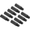 PATIKIL 3g Rame Freccetta Peso Aggiungi Aumentatore 9pz 14mm Lunghezza 2BA Filo Dardi Peso Regolatore Dardo Accessori Nero