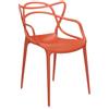 Kartell Masters, Set 2 sedie, Arancio ruggine