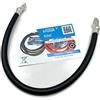 eXODA Cavo Batteria 70mm² 50cm Nero M8 Auto Barca Moto | Cavo batteria 70mm² per connessioni potenti, prodotto in Germania, massima potenza 11290W a 12V, rame 99%, flessibile
